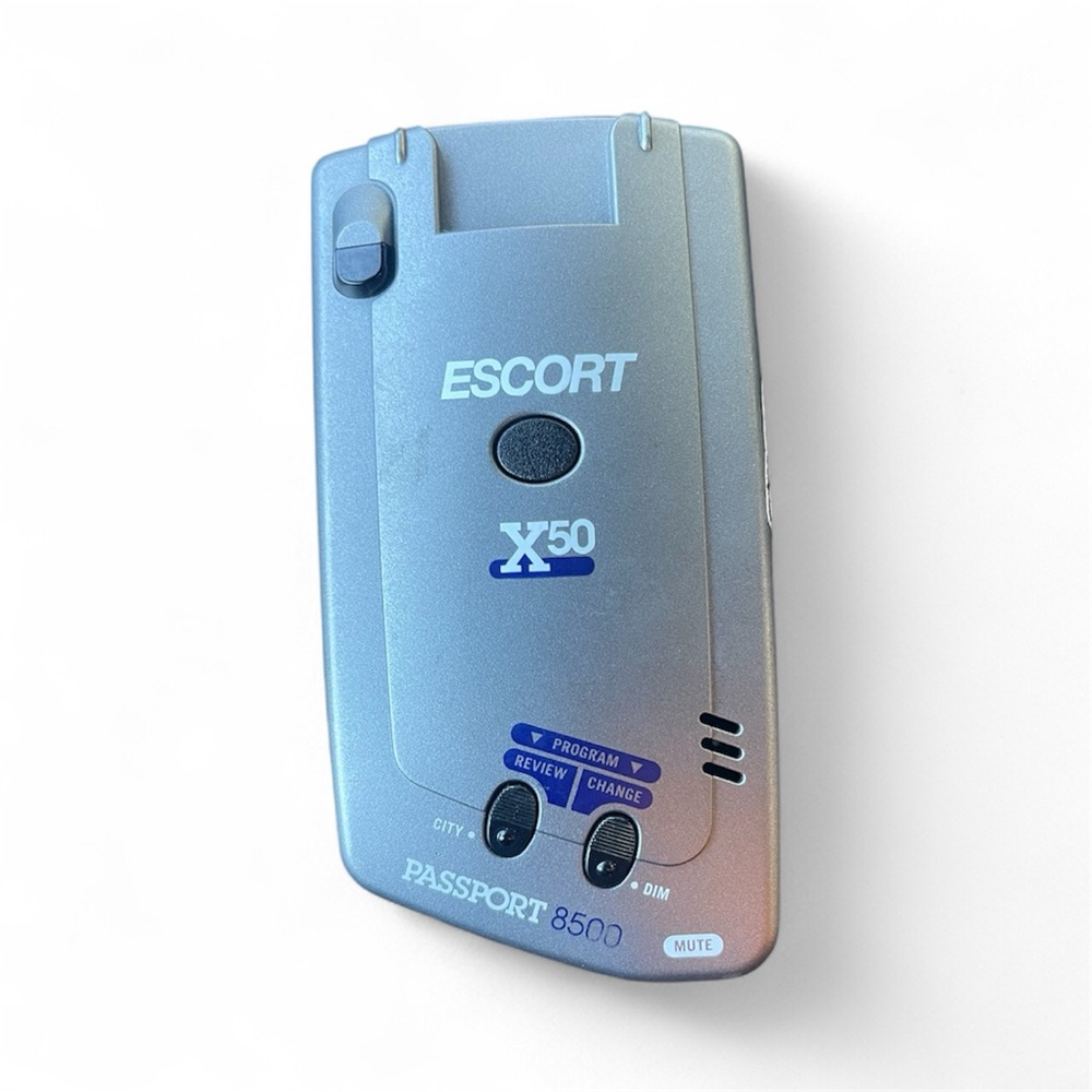 Escort Passport 8500 X50 Radar Detector Blue Display With Power cord